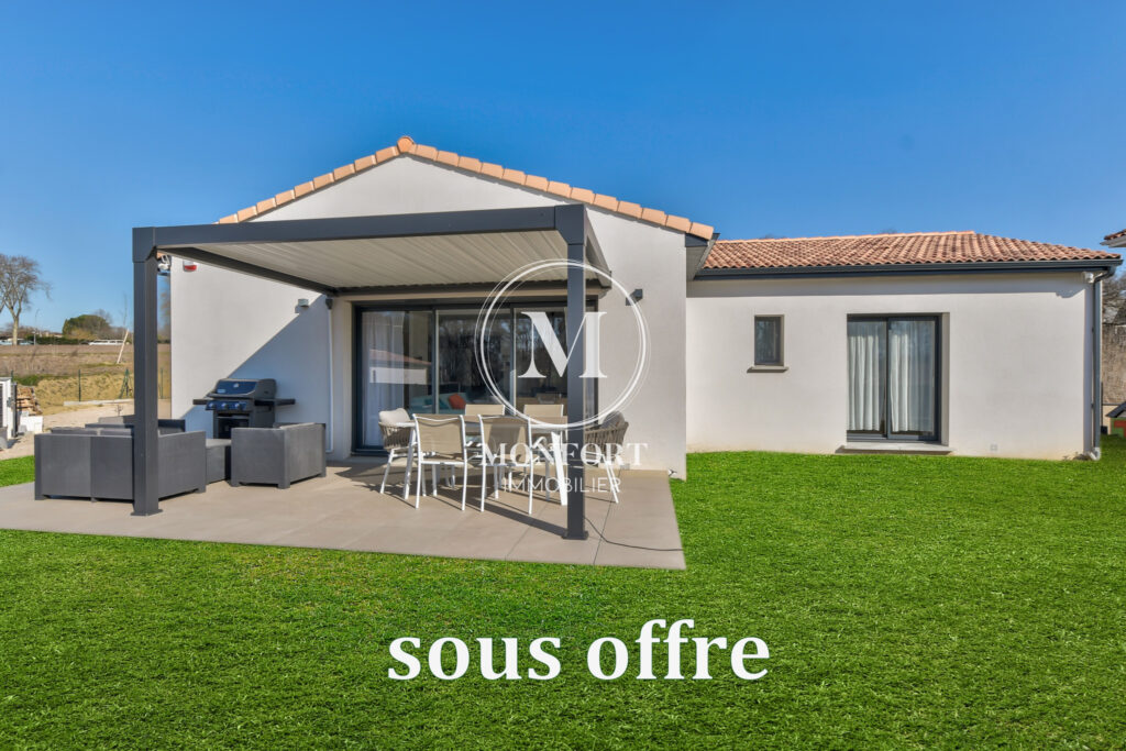 Maison T4 plain-pied à Rouffiac, confort et modernité