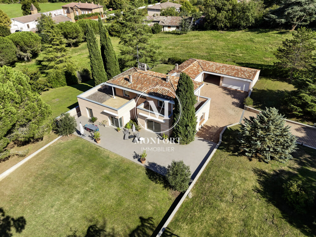 Maison d’architecte 220 m2 sur parc arboré