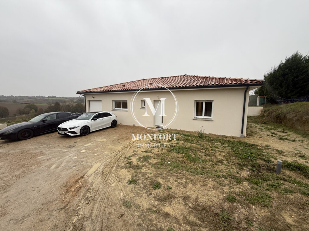 Maison neuve T4 climatisée avec vue dominante