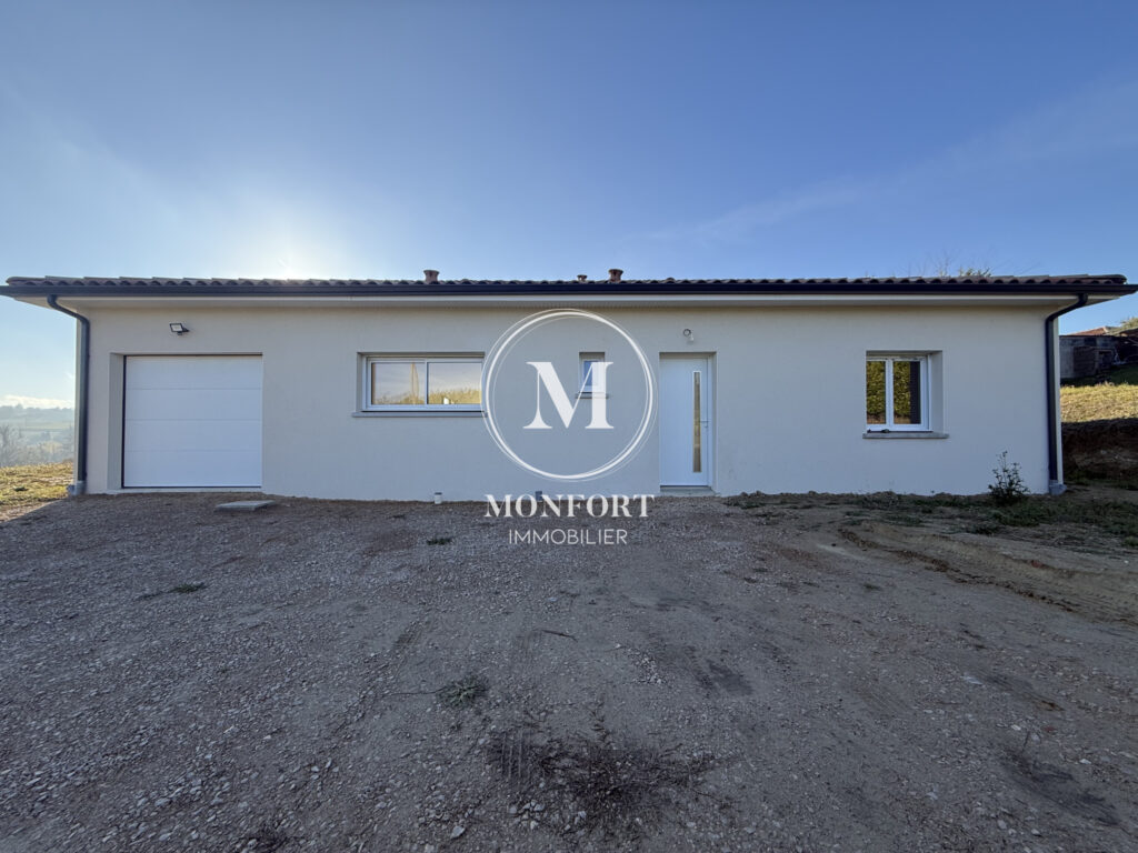 Maison neuve T4 climatisée avec vue dominante