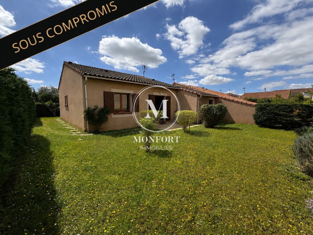 Maison T3 avec jardin de 380 m2 au calme