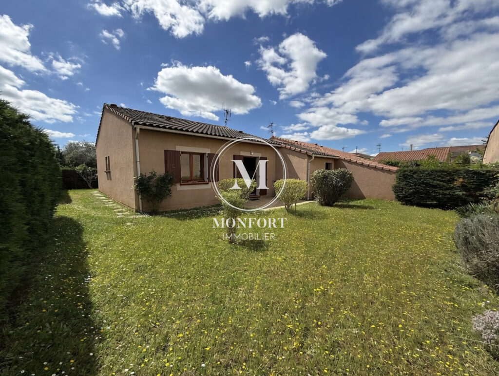 Maison T3 avec jardin de 380 m2 au calme