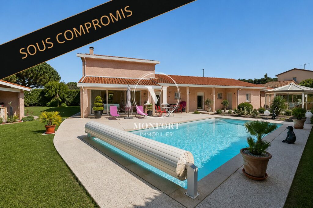 Maison T6 – 225 m2 avec piscine et jardin sans vis-à-vis